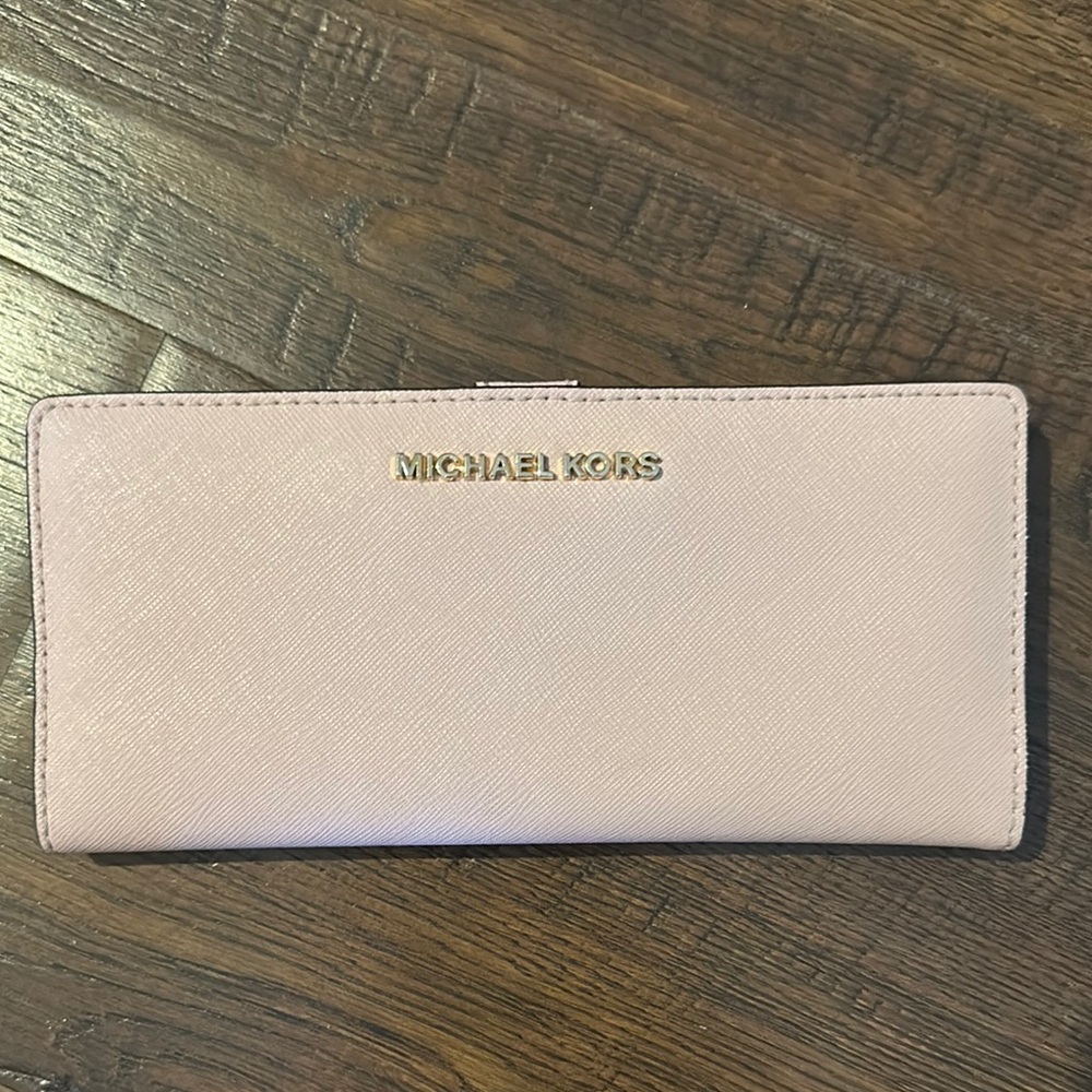 Michael Kors Pink Leather Wallet